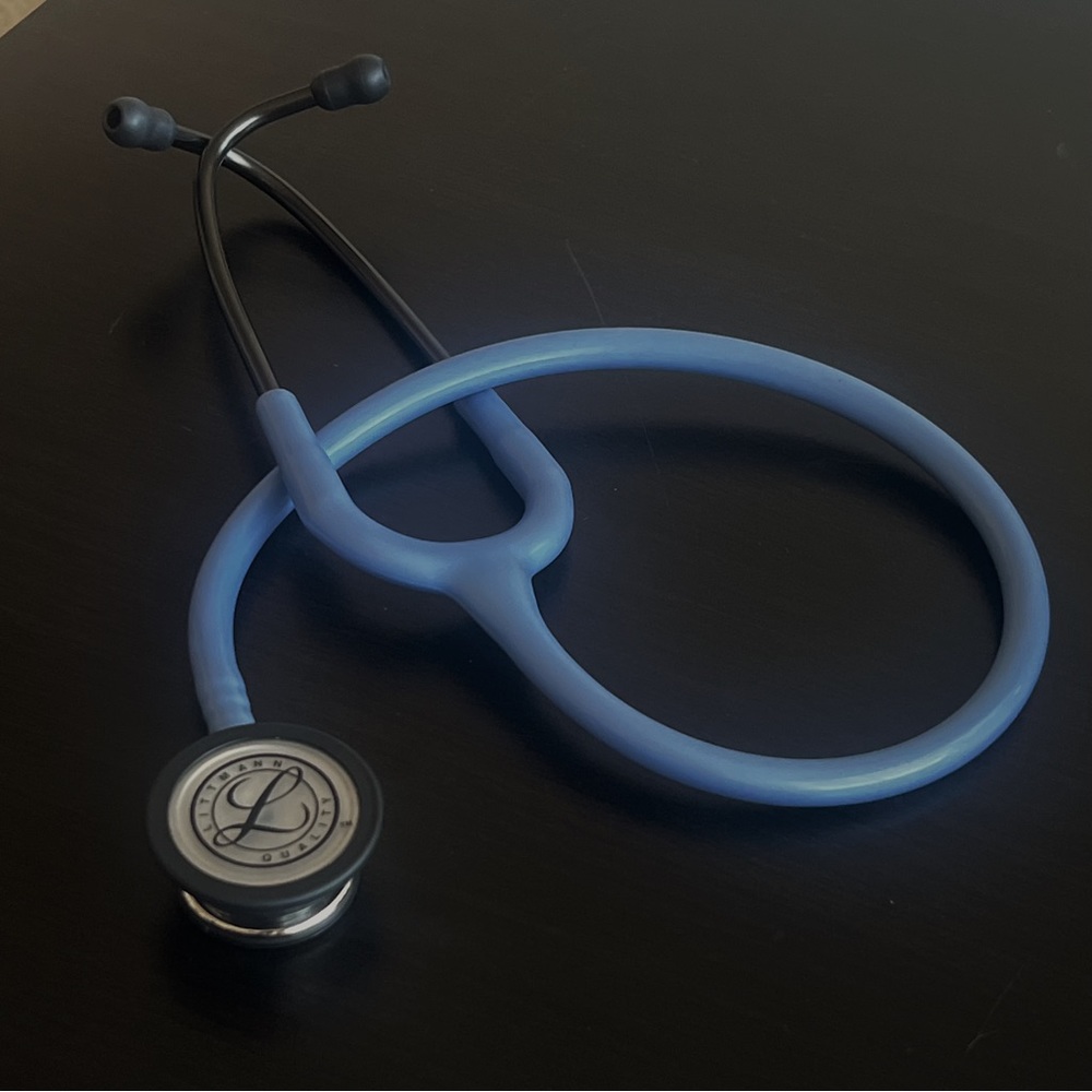 3M Littmann Classic III Stethoscope in Ciel Blue + Black!